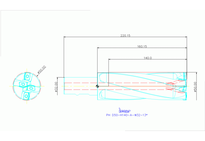 PH D50-H140-A-W32-13*