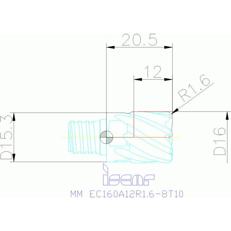 MM EC160A12R1.6-8T10 IC908