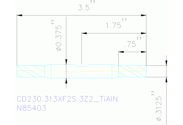 CD230.313XF2S.3Z2 TIALN