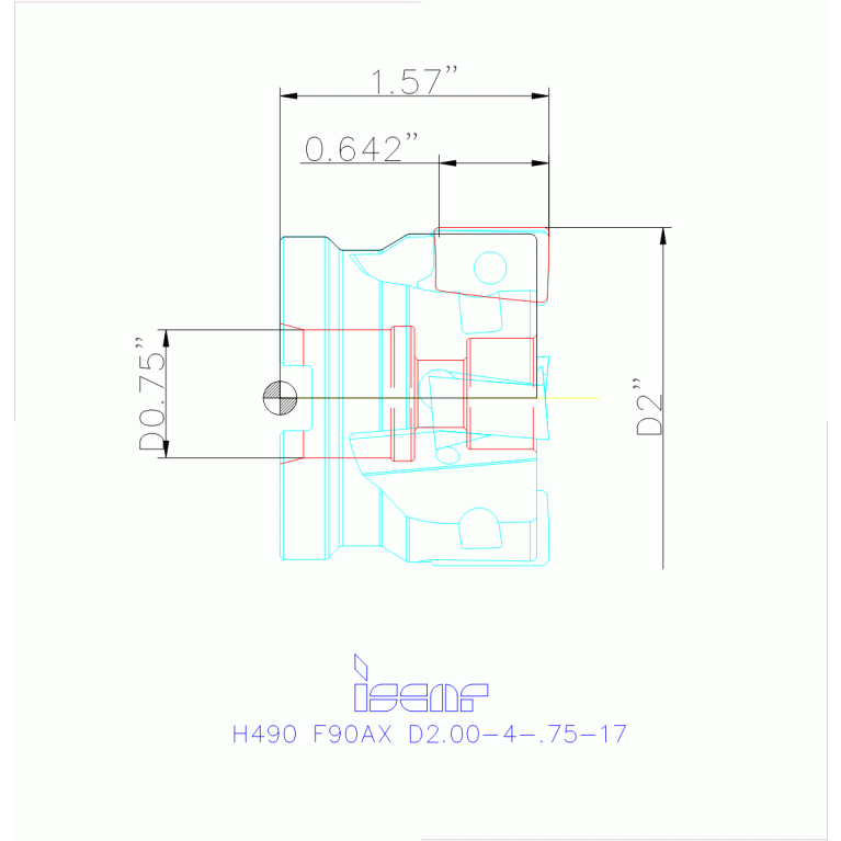 H490 F90AX D2.00-4-.75-17