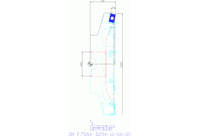3M F75AX D250-11-60-20