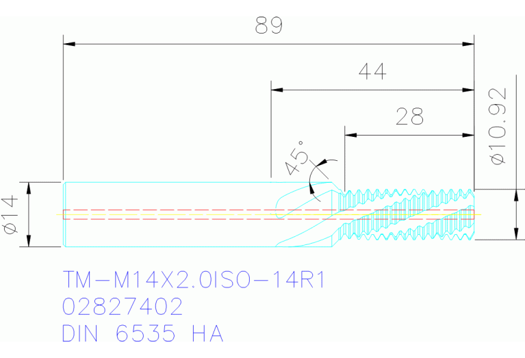 TM-M14X2.0ISO-14R1