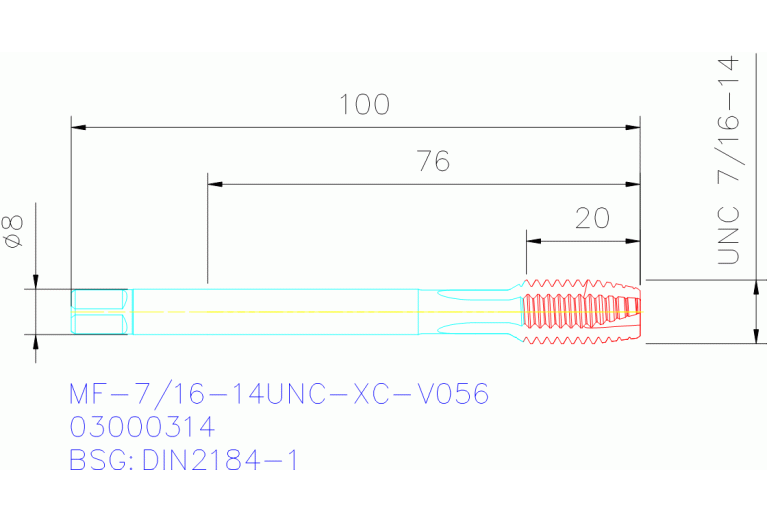 MF-7/16-14UNC-XC-V056