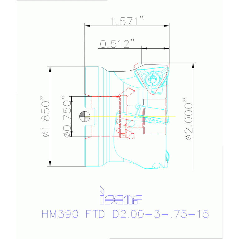 HM390 FTD D2.00-3-.75-15