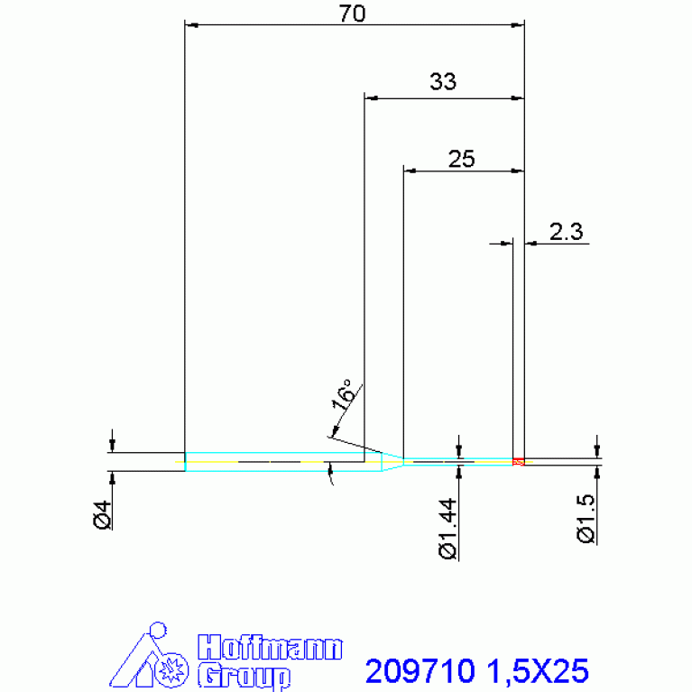 209710 1,5X25