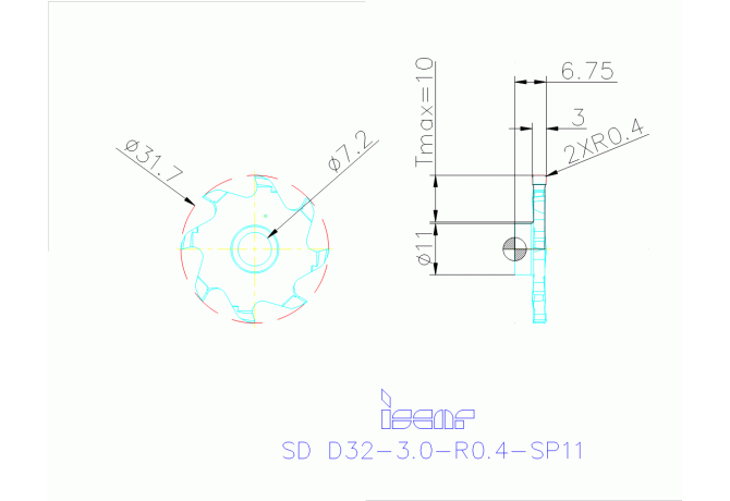SD D32-3.0-R0.4-SP11 IC908