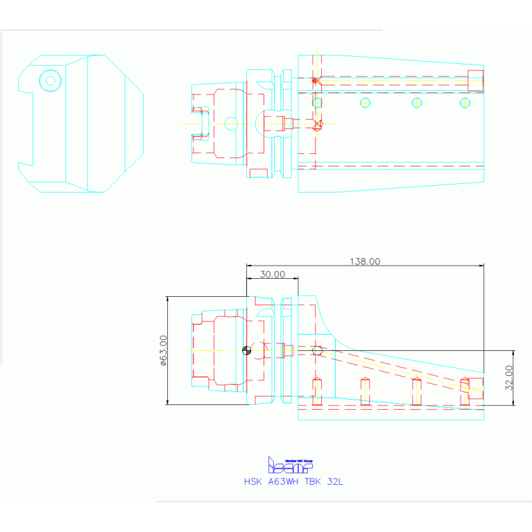 HSK A63WH-TBK-32L