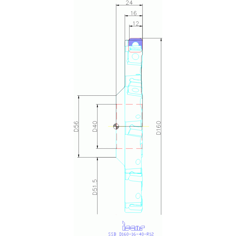 SSB D160-16-40-R12