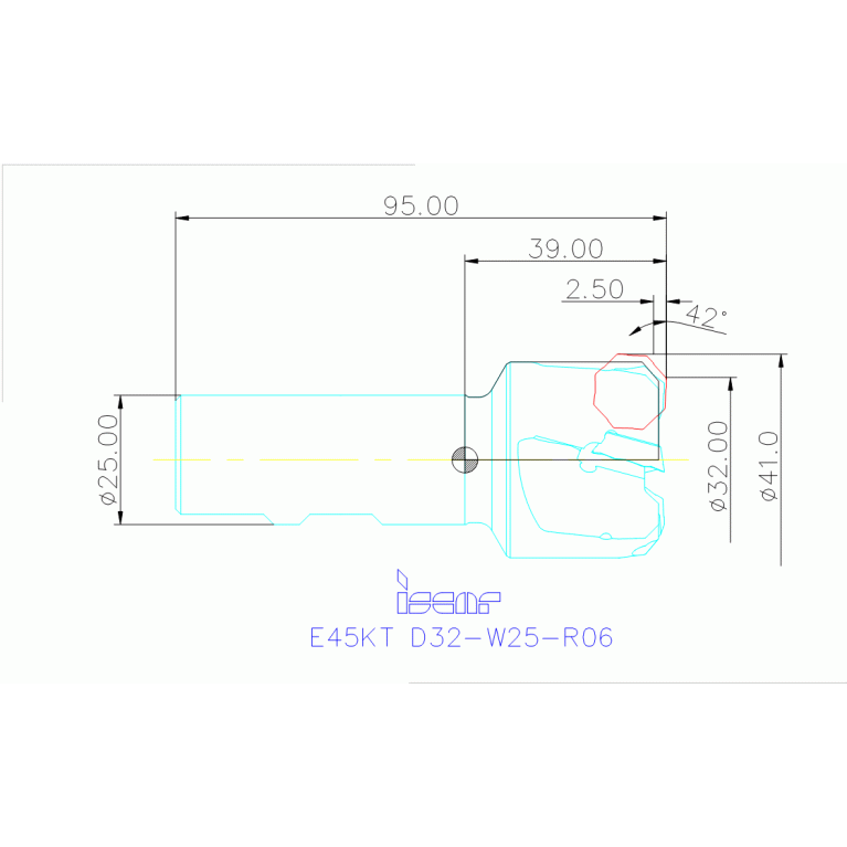 E45KT D32-W25-R06