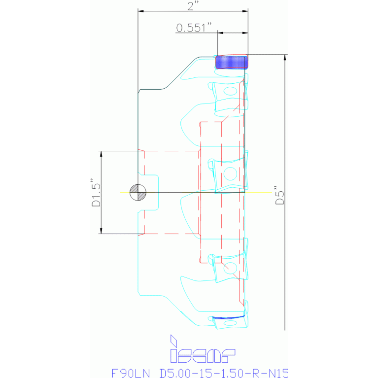 F90LN D5.00-15-1.50-R-N15