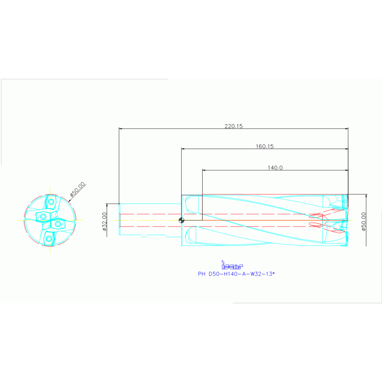 PH D50-H140-A-W32-13*