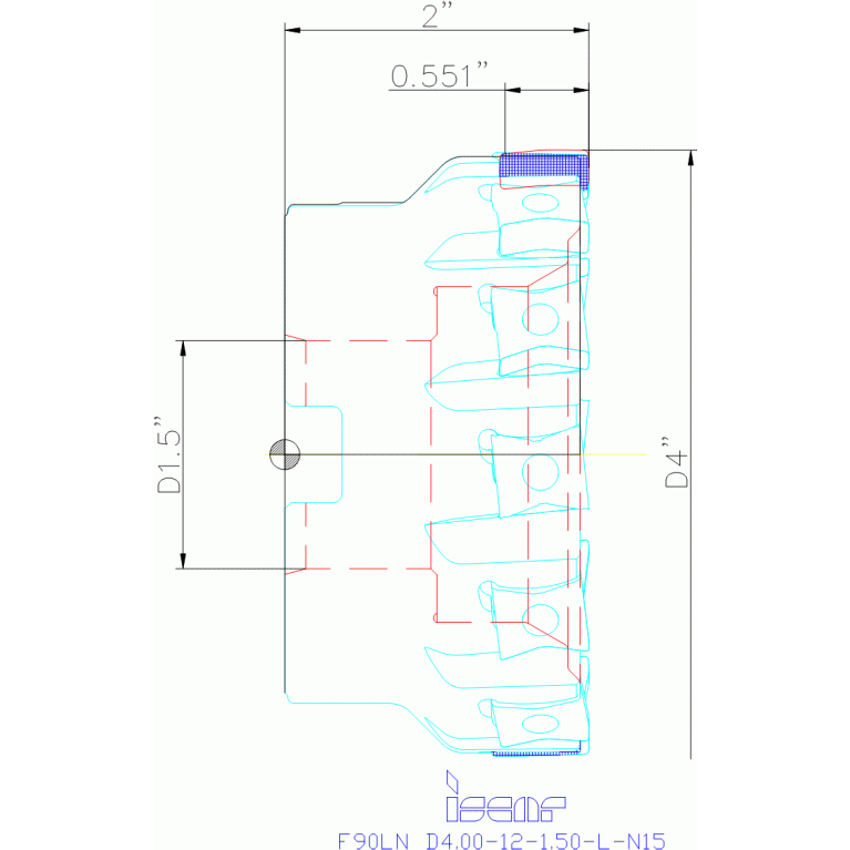 F90LN D4.00-12-1.50-R-N15