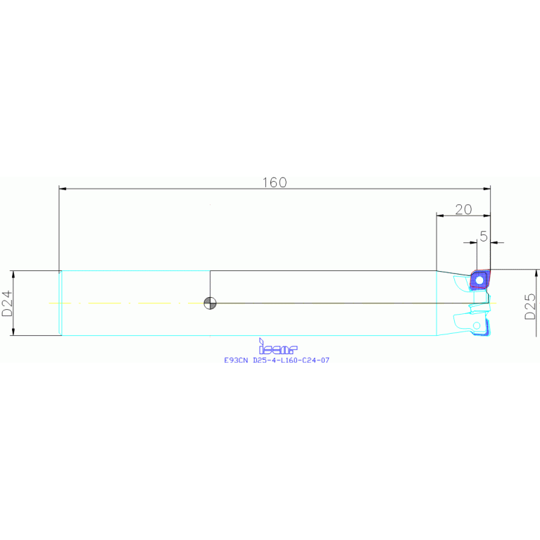 E93CN D25-4-L160-C24-07