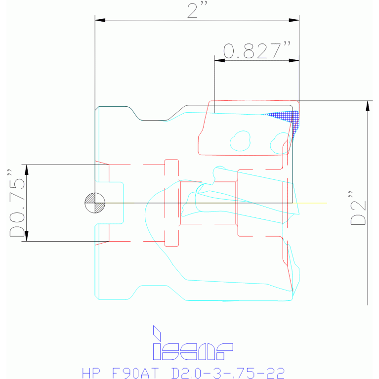 HP F90AT D2.0-3-.75-22
