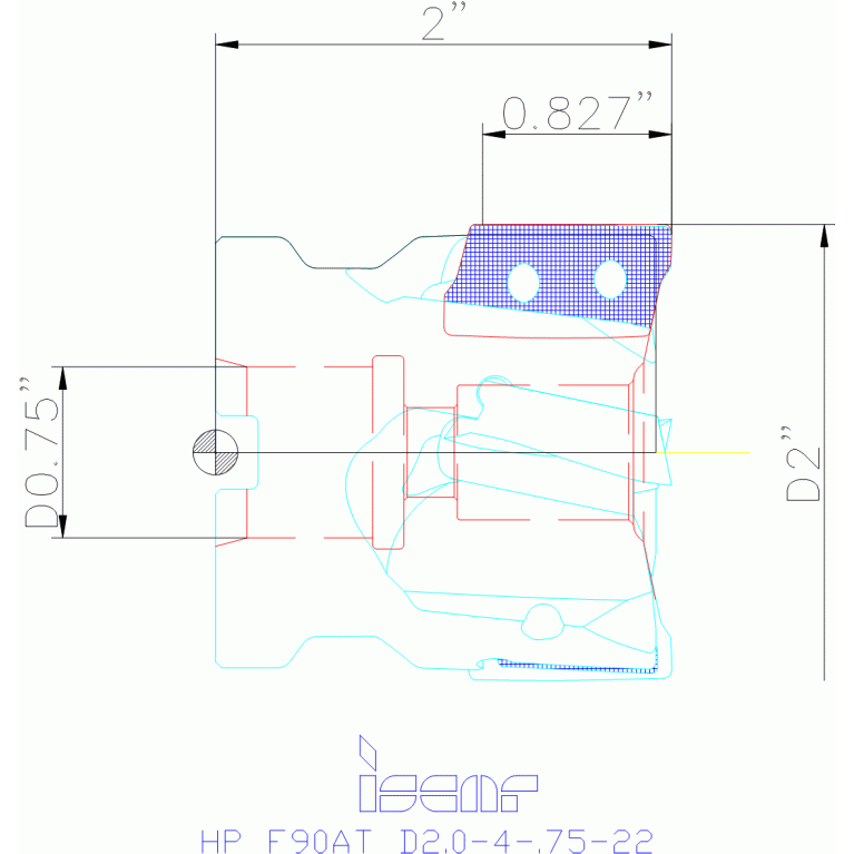 HP F90AT D2.0-4-.75-22