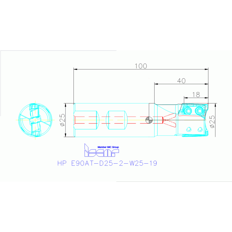 HP E90AT-D25-2-W25-19