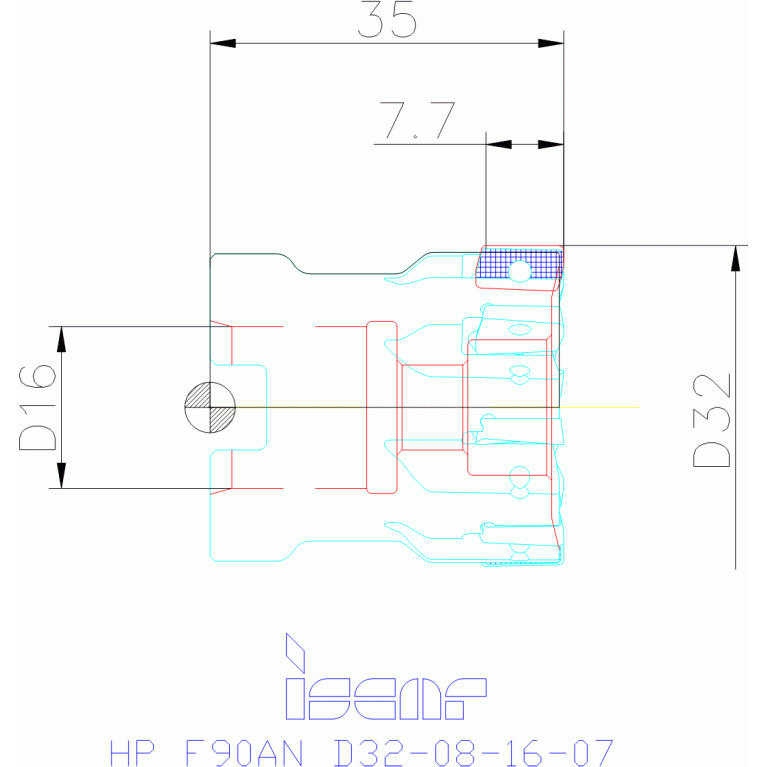 HP F90AN D32-08-16-07