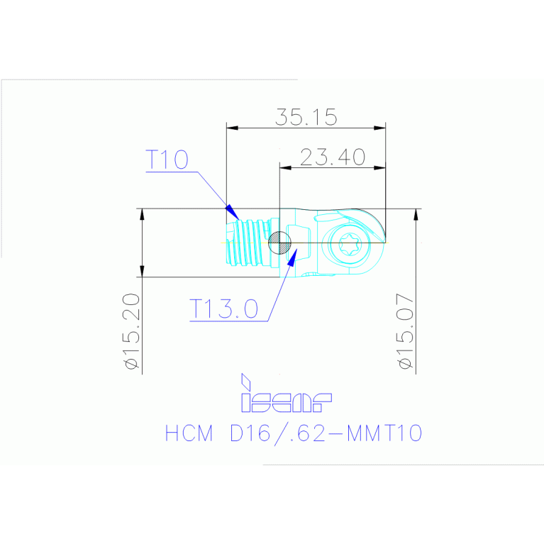 HCM D16/.62-MMT10