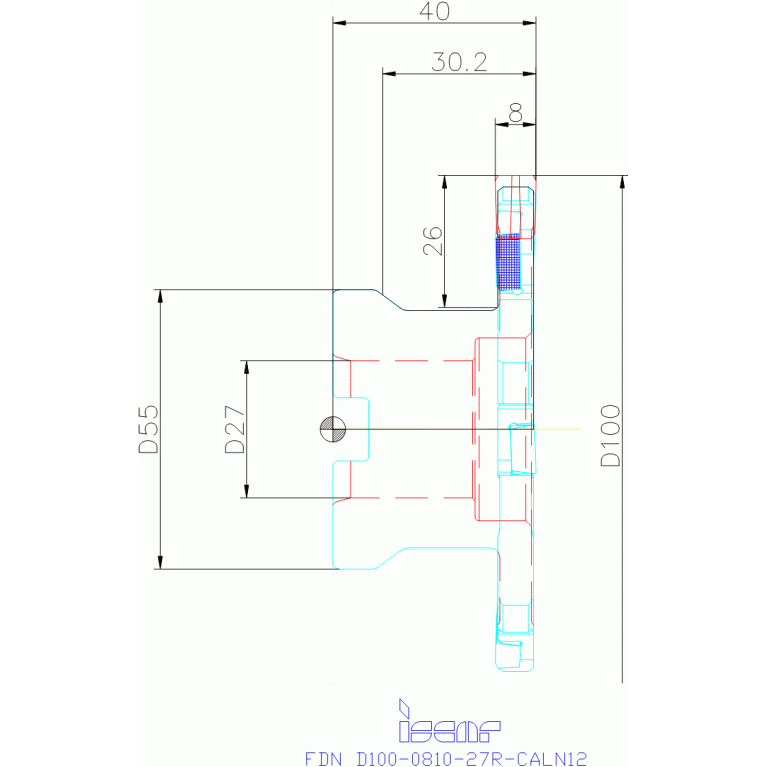 FDN D100-0810-27R-CALN12