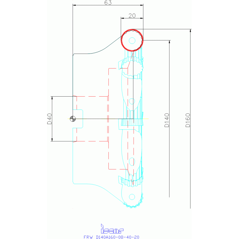FRW D140A160-08-40-20