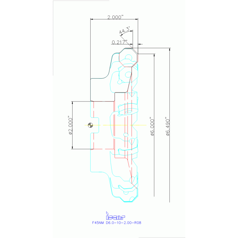 F45NM D6.0-10-2.00-R08