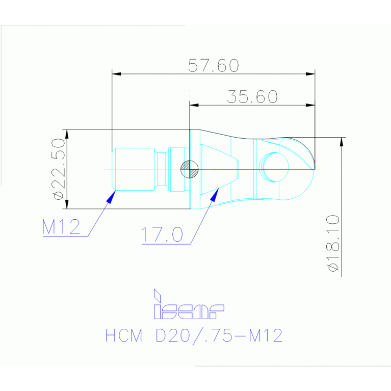 HCM D20/.75-M12