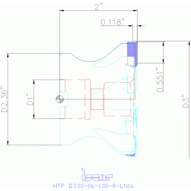 HTP D3.00-06-1.00-R-LN16