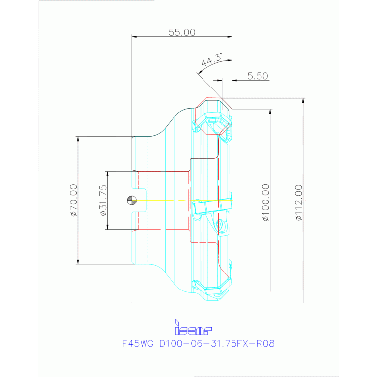 F45WG D100-06-31.75FX-R08