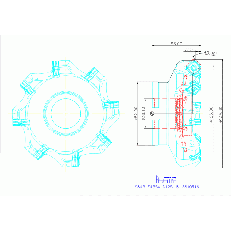S845 F45SX D125-8-3810R16