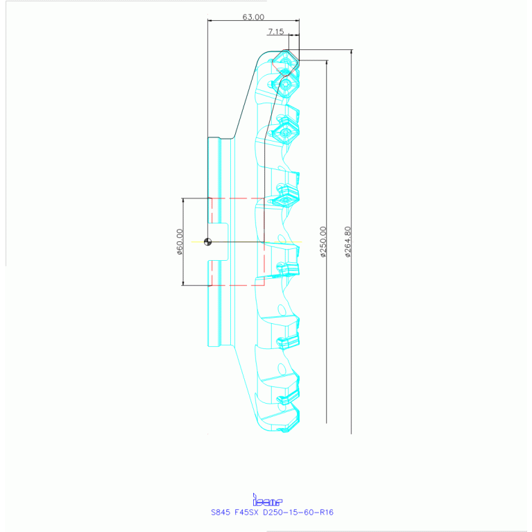 S845 F45SX D250-15-60-R16