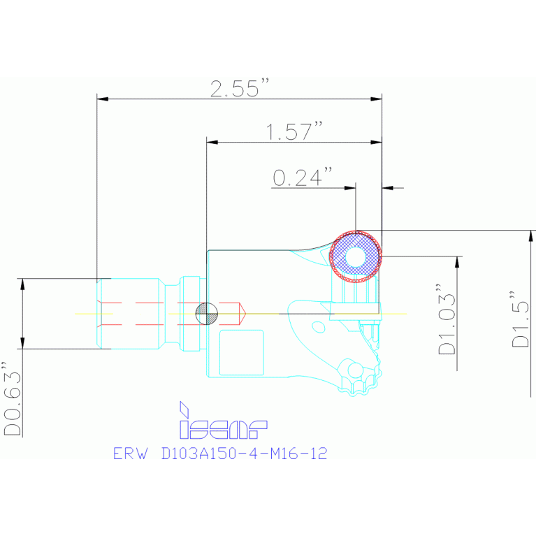 ERW D103A150-4-M16-12
