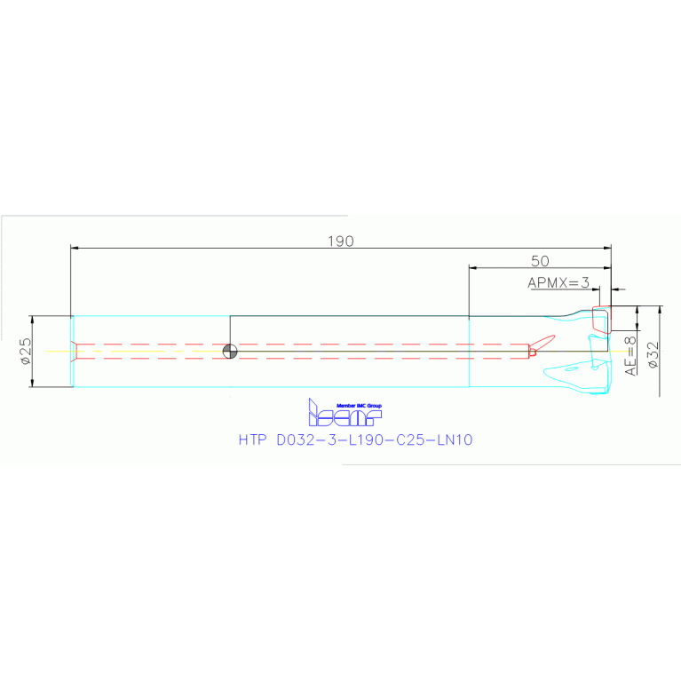 HTP D032-3-L190-C25-LN10