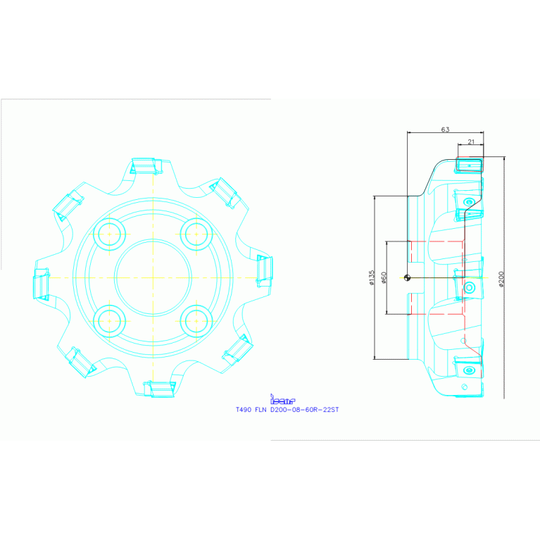 T490 FLN D200-08-60R-22ST