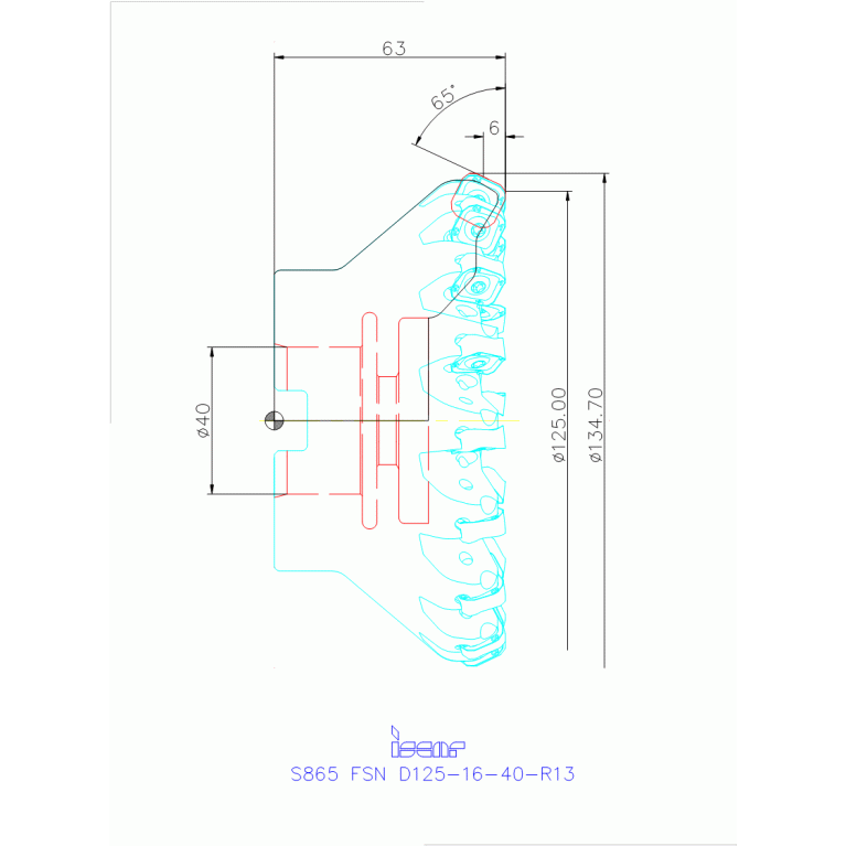 S865 FSN D125-16-40-R13