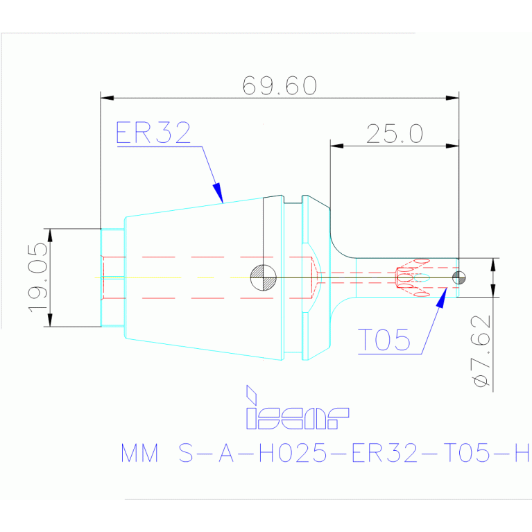 MM S-A-H025-ER32-T05-H