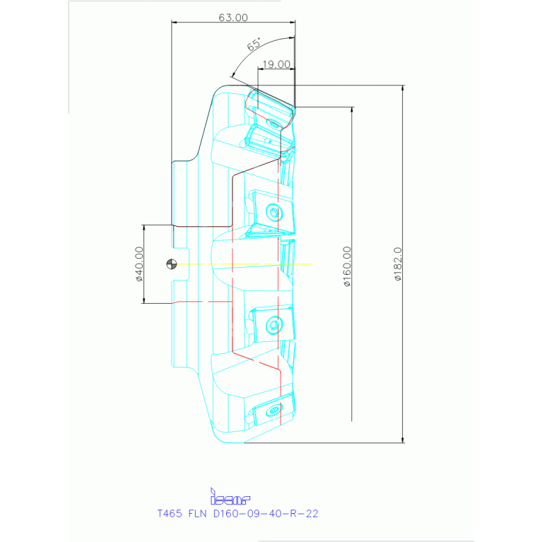 T465 FLN D160-09-40-R-22