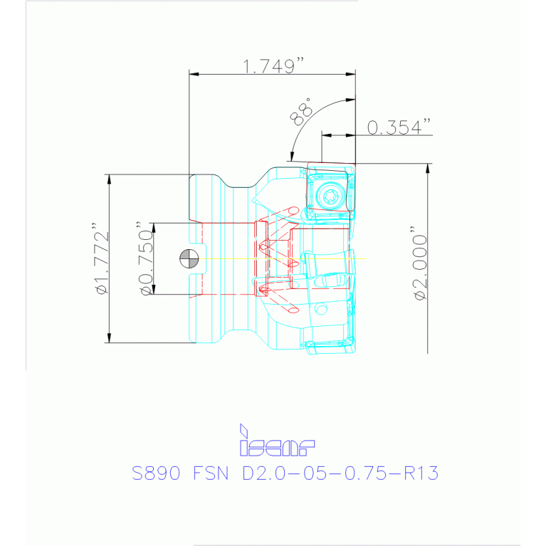S890 FSN D2.0-05-0.75-R13
