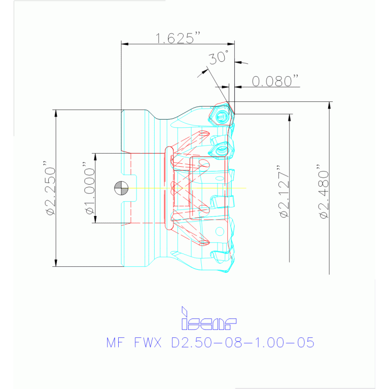 MF FWX D2.50-08-1.00-05