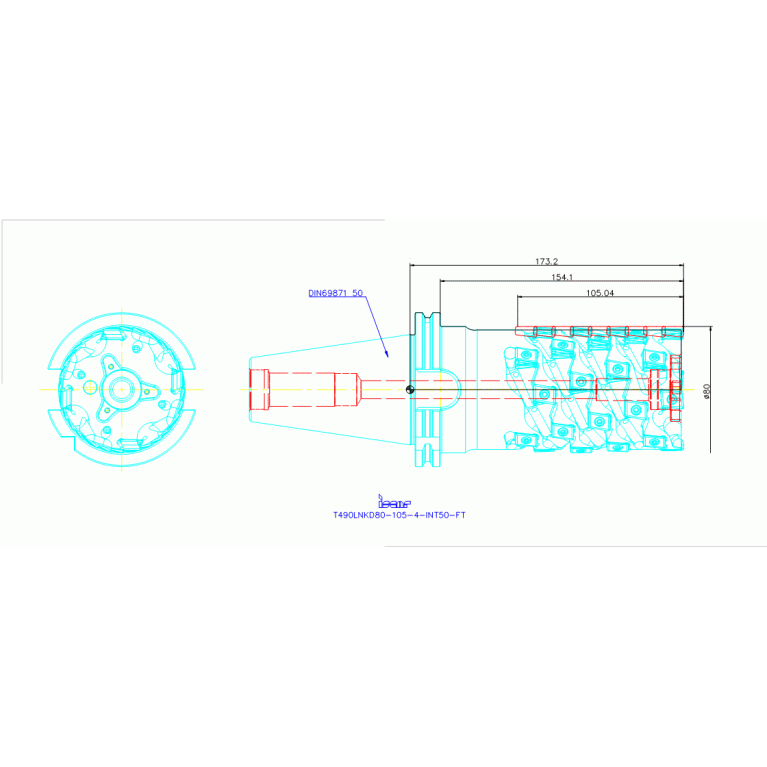 T490LNKD80-105-4-INT50-FT