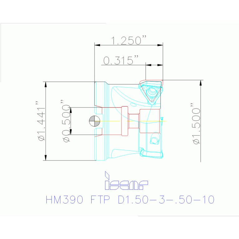 HM390 FTP D1.50-3-.50-10