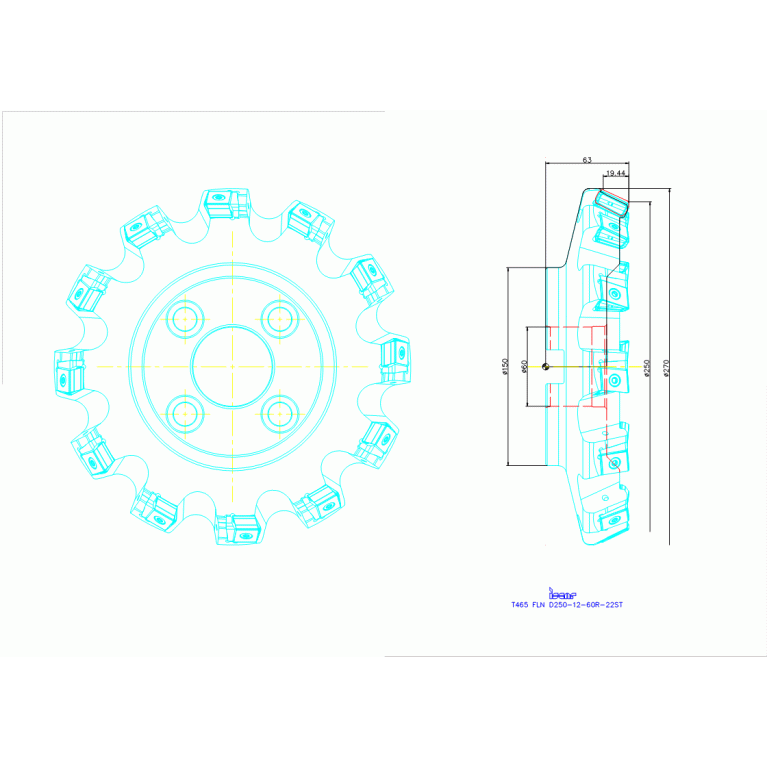 T465 FLN D250-12-60R-22ST