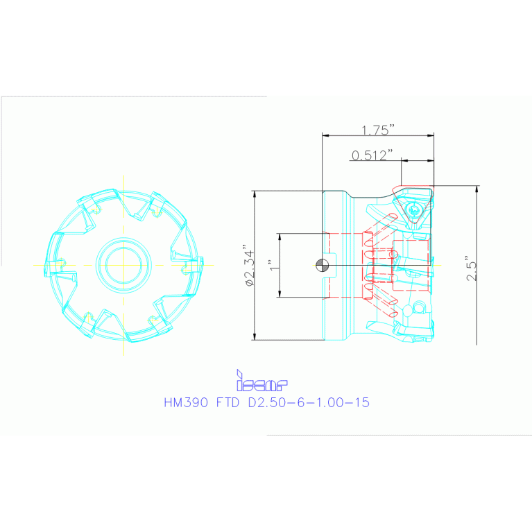 HM390 FTD D2.50-6-1.00-15