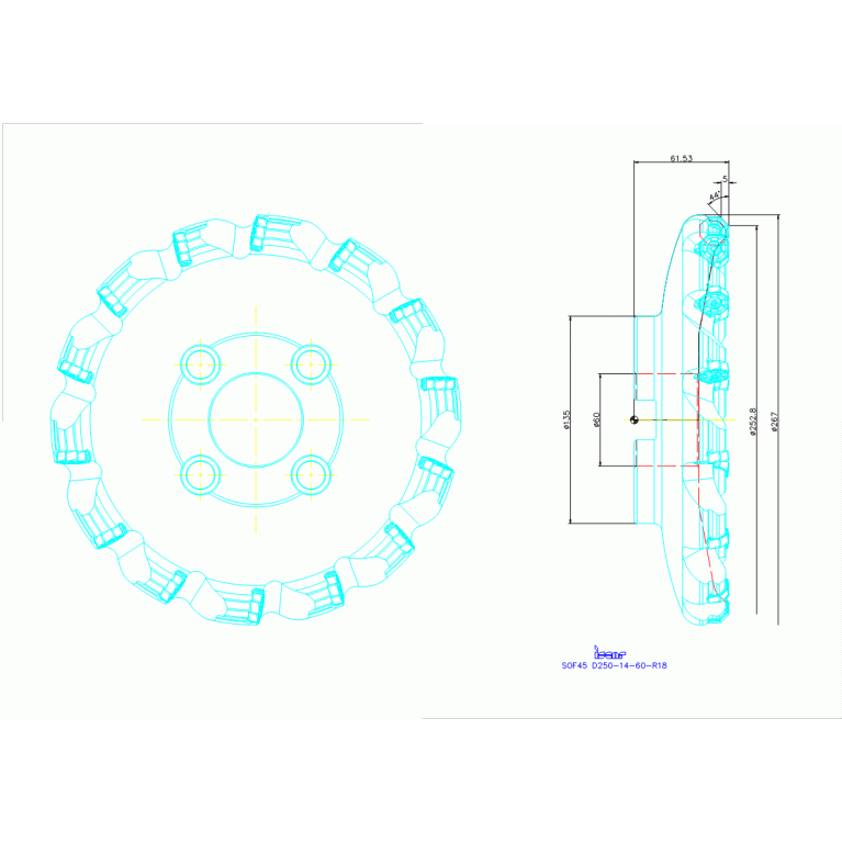SOF45 D250-14-60-R18