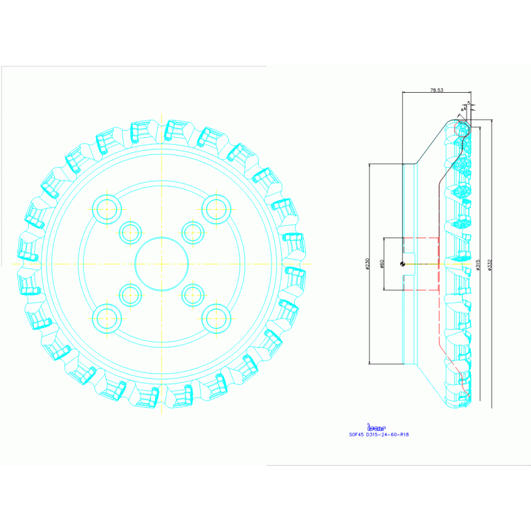 SOF45 D315-24-60-R18