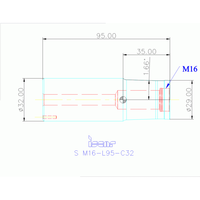 S M16-L95-C32