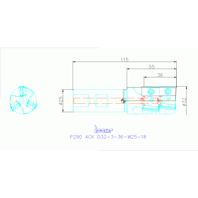P290 ACK D32-3-36-W25-18