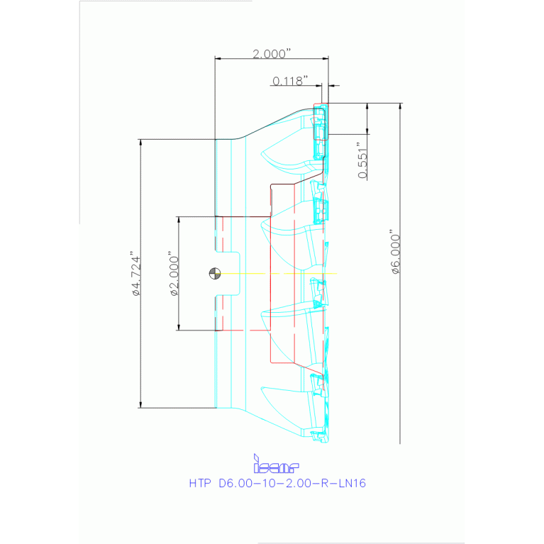 HTP D6.00-10-2.00-R-LN16
