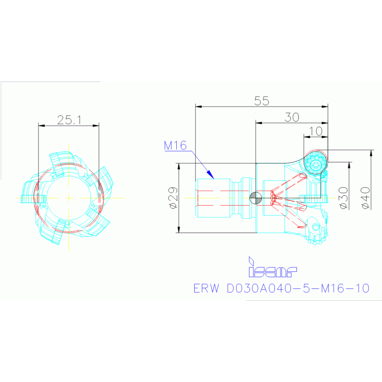 ERW D030A040-5-M16-10*