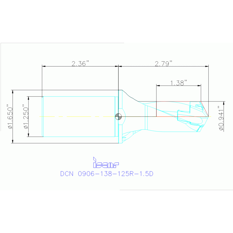 DCN 230-035-31.75R-1.5D