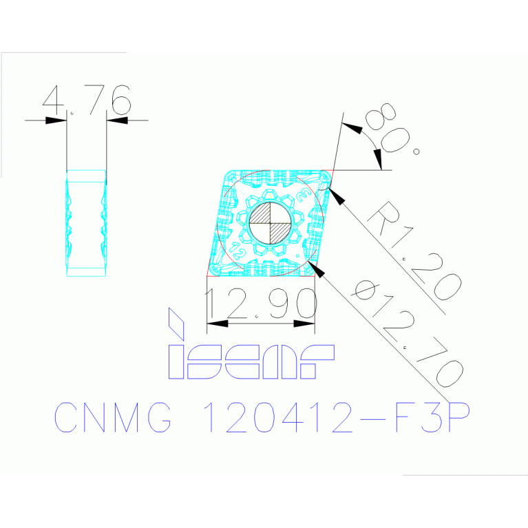 CNMG 120412-F3P IC830